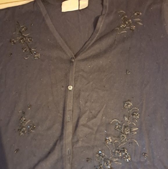 Black Plus Size Sweater - Picture 2 of 4